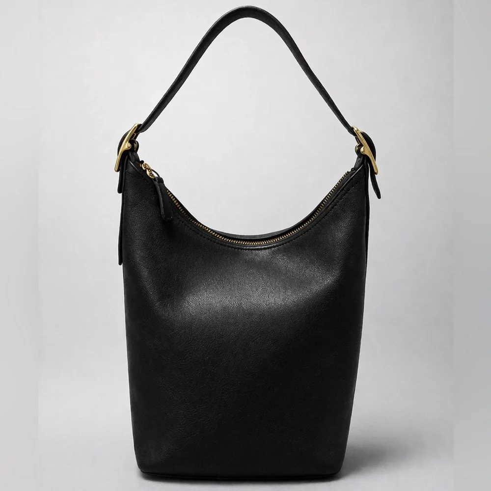 VINTAGE COACH 2001 Legacy West Hobo Black Leather USA - 9823